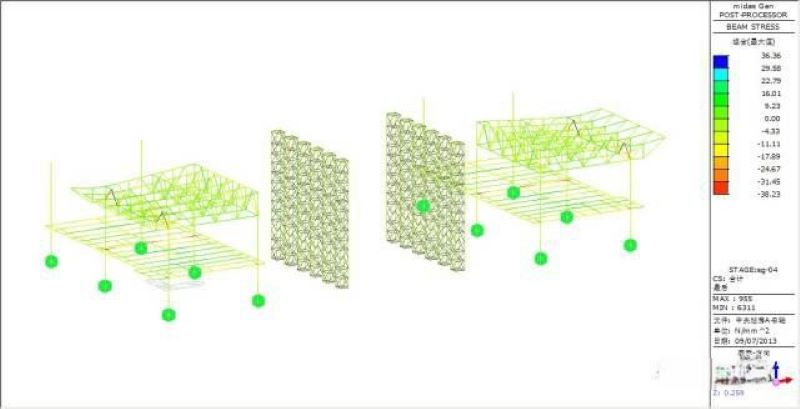 Step 3b Small vertical deformation trusses maximum